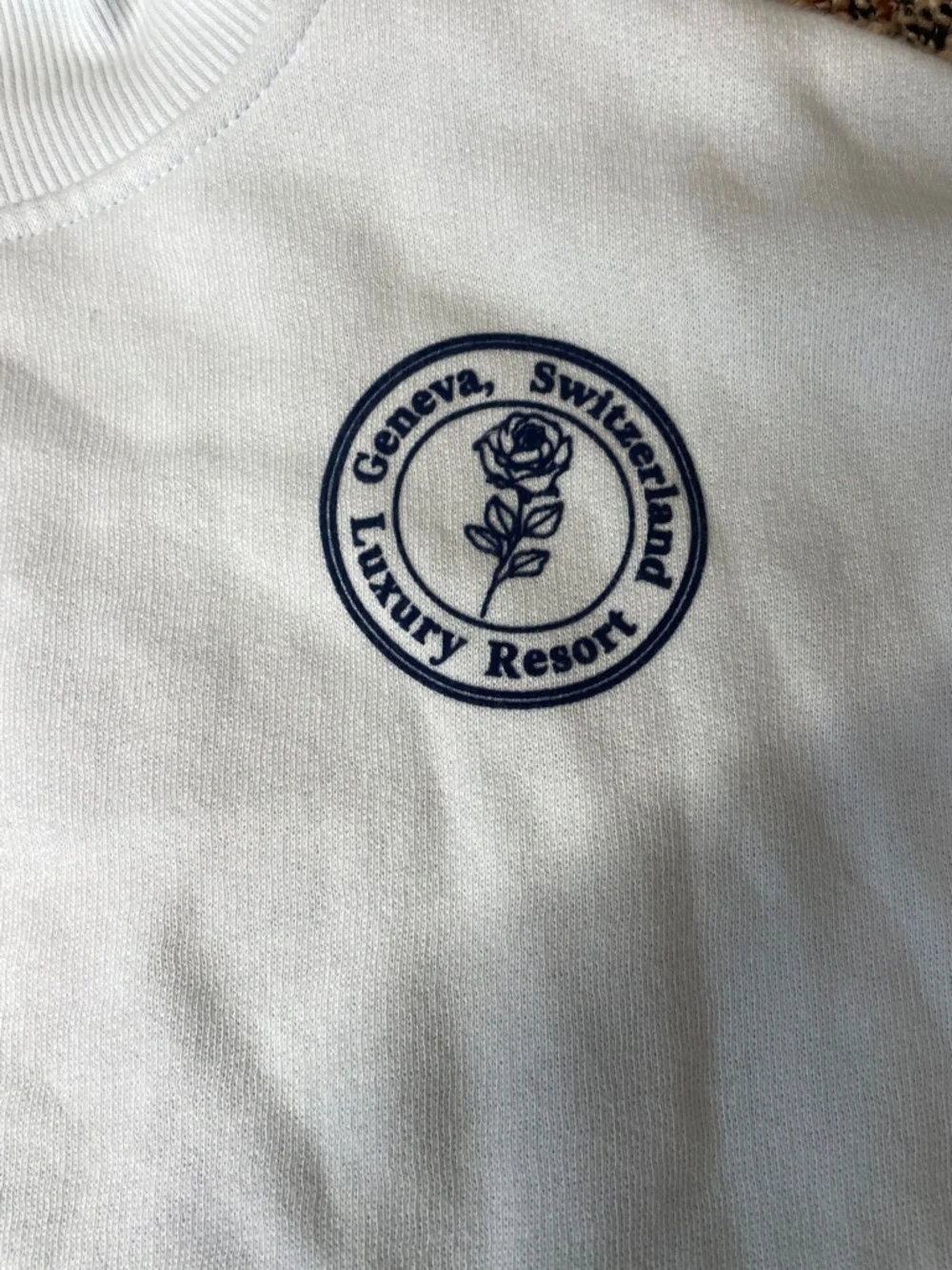Wild Fable Women's Blue Mock Neck Sweatshirt with Logo Size XS | NWT - Picture 3 of 5